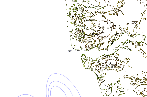 Shoreline around Cape Elizabeth