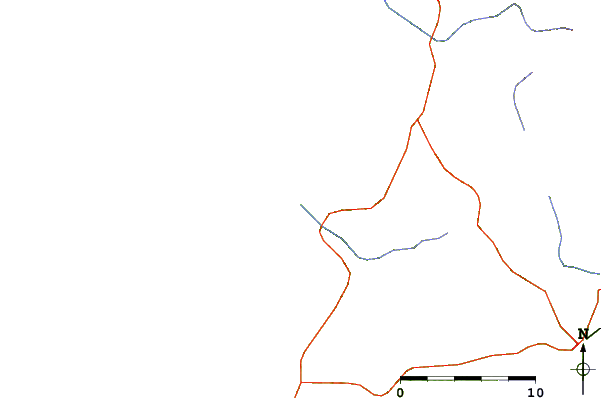 Roads and rivers around Carrapateira
