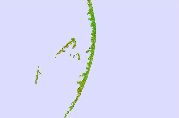 Surf spots located close to Chandeleur Islands
