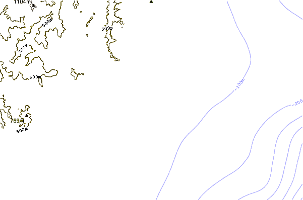 Shoreline around Chokusen