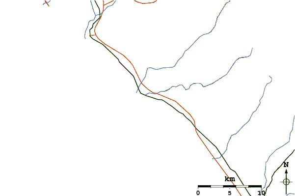 Roads and rivers around Church