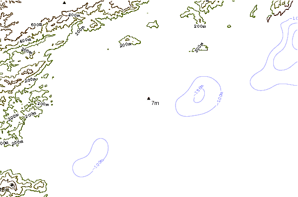 Shoreline around Cibratel