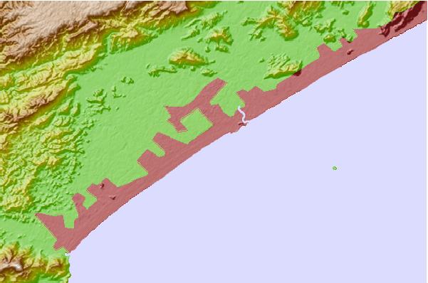 Surf spots located close to Cibratel