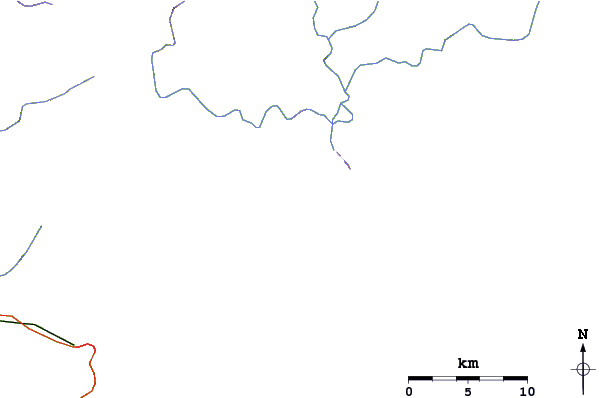 Roads and rivers around Cibratel