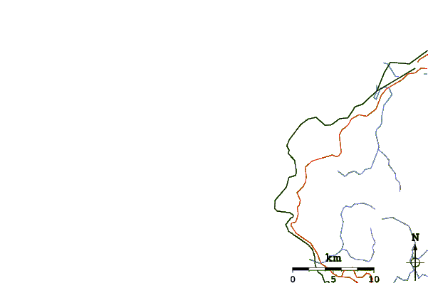 Roads and rivers around Cloudbreak