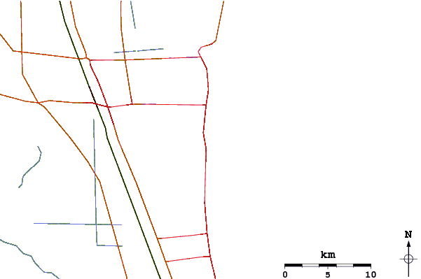 Roads and rivers around Cocoa Beach Pier