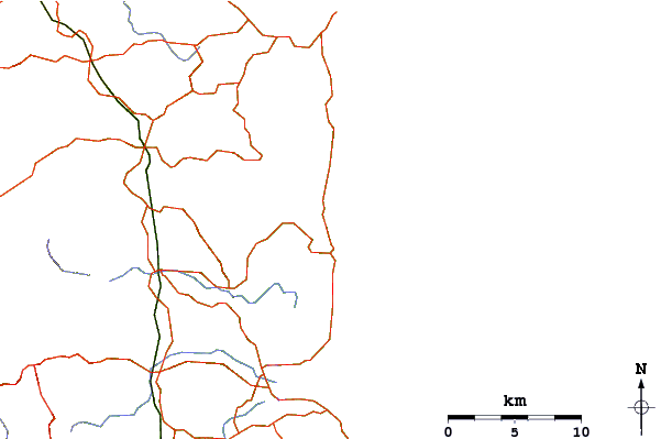 Roads and rivers around Coolum Beach