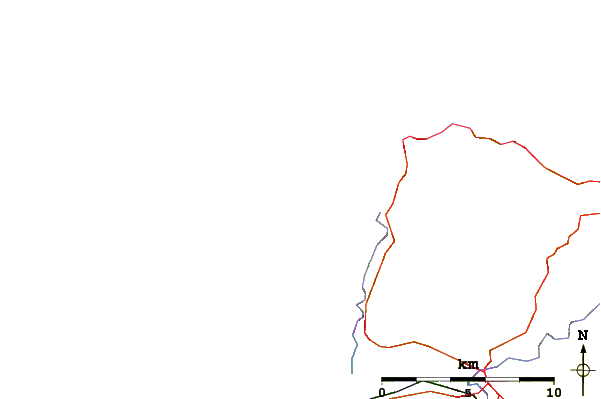 Roads and rivers around Coombesgate Beach