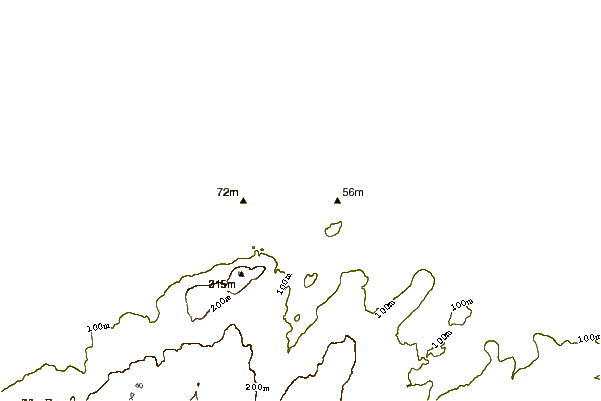 Shoreline around Cullen