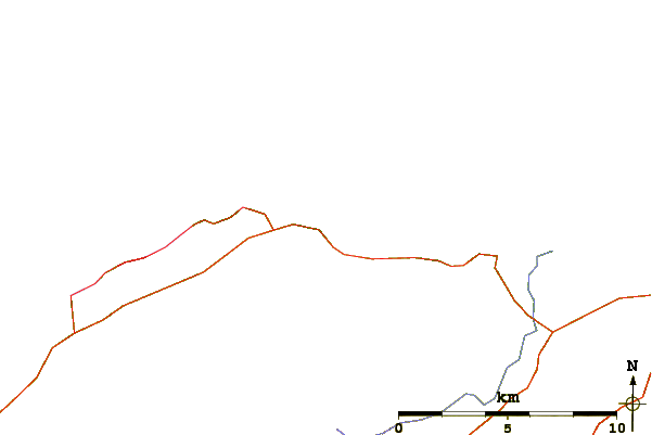 Roads and rivers around Cullen