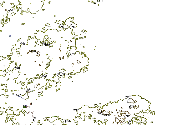 Shoreline around Damp