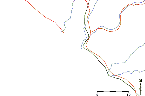 Roads and rivers around Dana Point