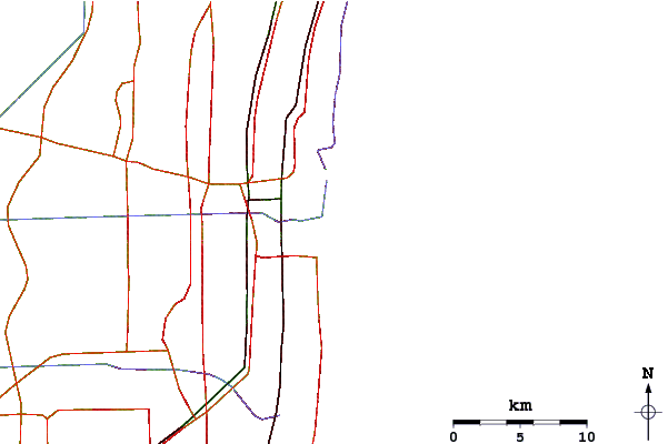 Roads and rivers around Dania South Beach
