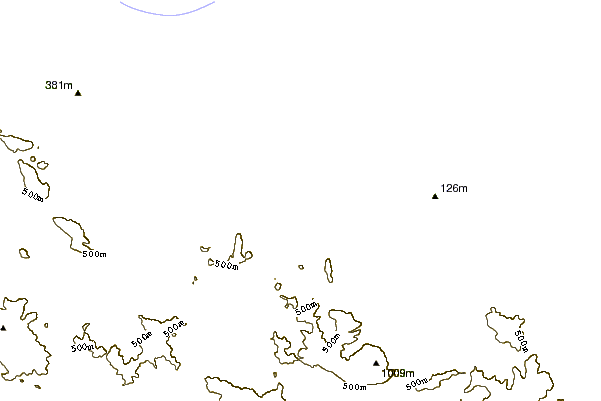 Shoreline around Deba