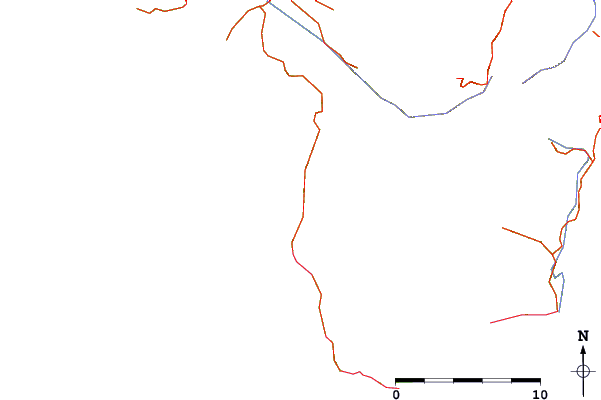 Roads and rivers around Dee Dees