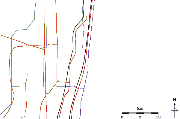 Roads and rivers around Deerfield Park Pier