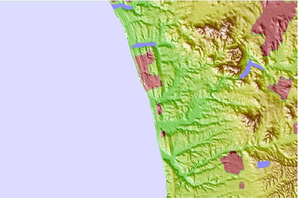 Surf spots located close to Del Mar Rivermouth