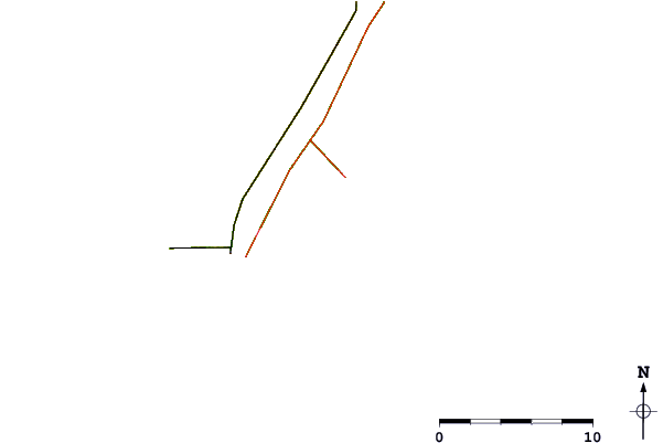 Roads and rivers around Diamond Beach