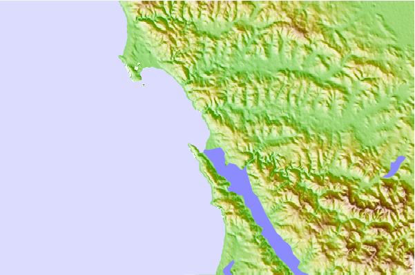 Surf spots located close to Dillon Beach