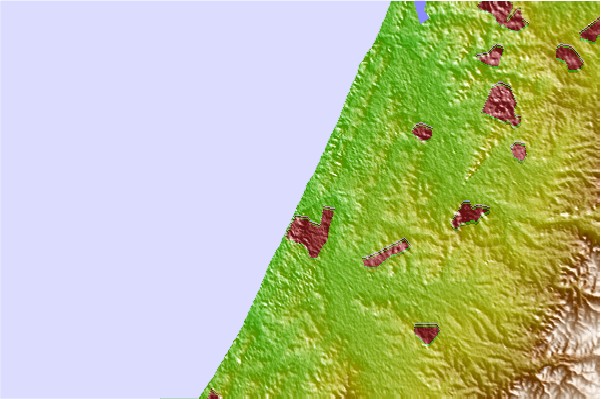 Surf spots located close to Dolphinarium