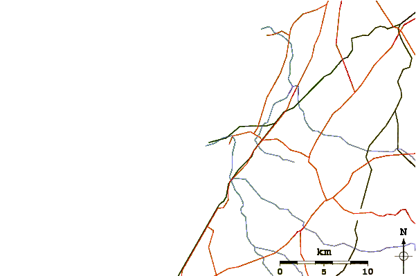 Roads and rivers around Dolphinarium