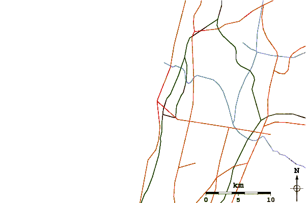 Roads and rivers around Dosim Beach