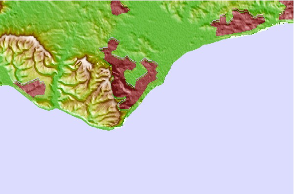 Surf spots located close to Eastbourne
