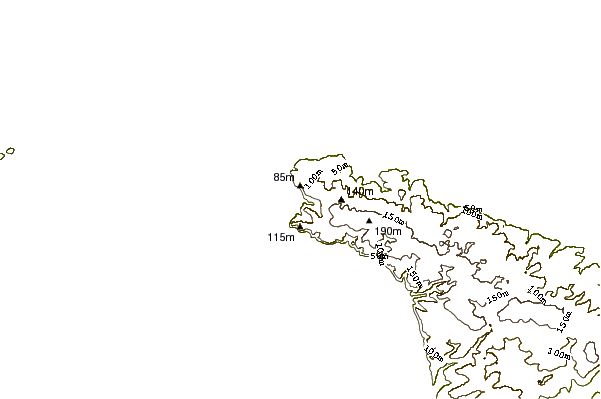 Shoreline around Ecalgrain