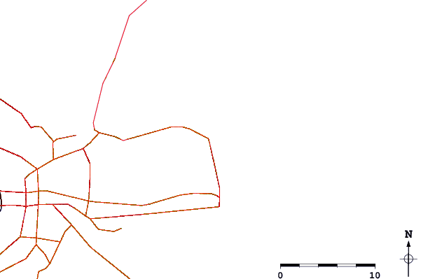 Roads and rivers around 81st Street