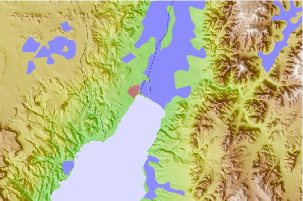 Surf spots located close to Eilat (Green Beach)