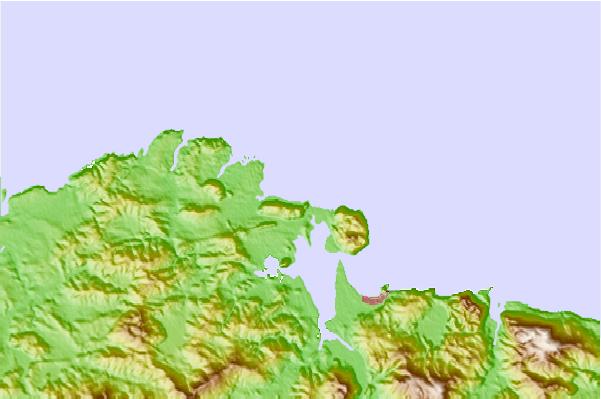 Surf spots located close to El Brusco
