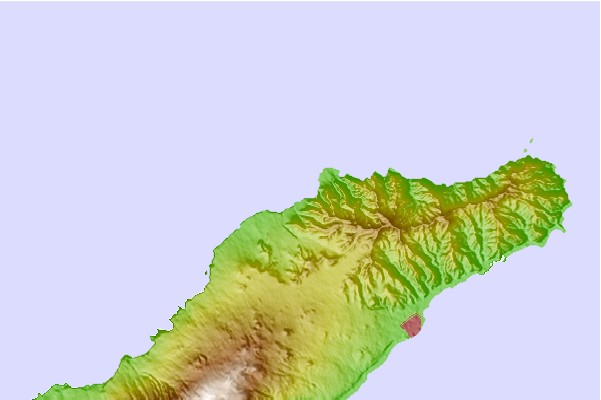 Surf spots located close to El Charco (Bajamar)
