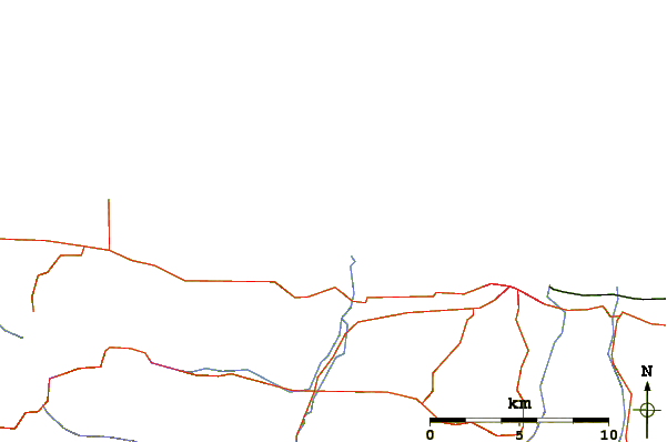 Roads and rivers around Elwha