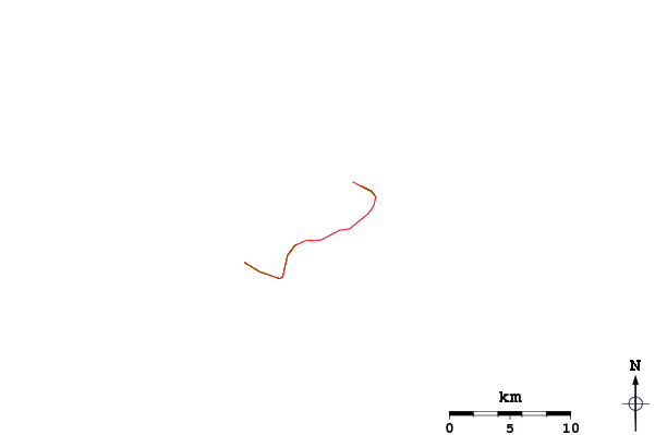 Roads and rivers around Faganeanea
