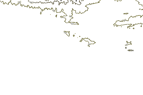 Shoreline around Faria