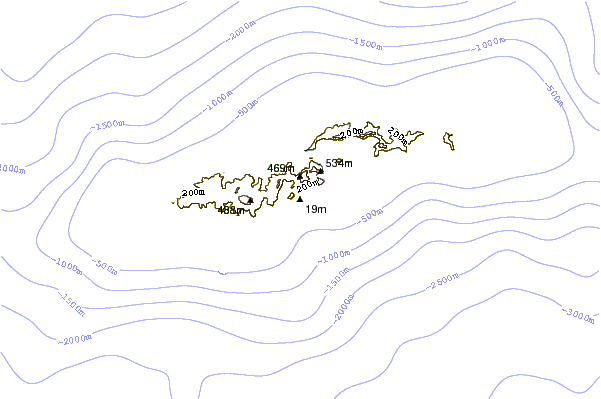 Shoreline around Fatuuli Rock