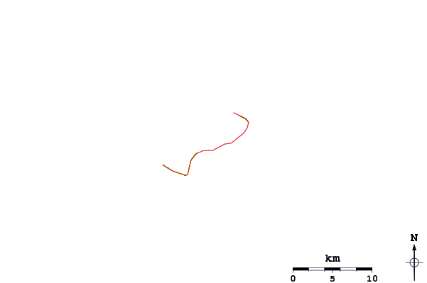 Roads and rivers around Fatuuli Rock