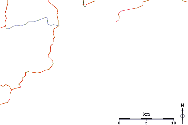 Roads and rivers around Fennels Bay