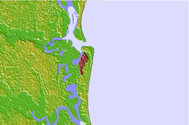 Surf spots located close to Fernandina Pier