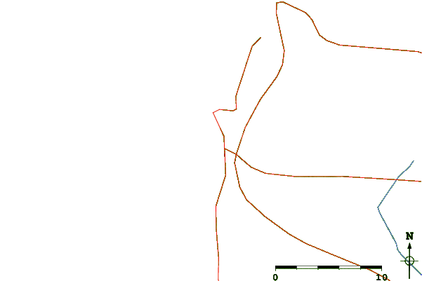 Roads and rivers around Fort Shevchenko