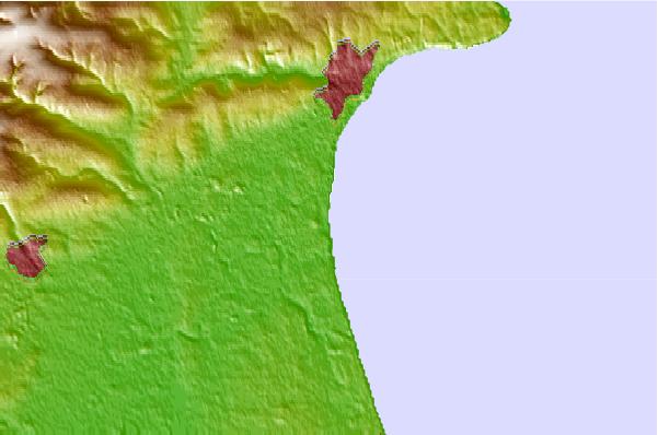 Surf spots located close to Fraisthorpe