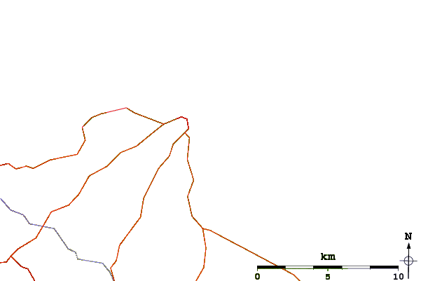 Roads and rivers around Fraserburgh