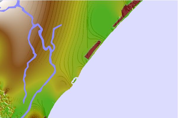 Surf spots located close to Garden City Pier