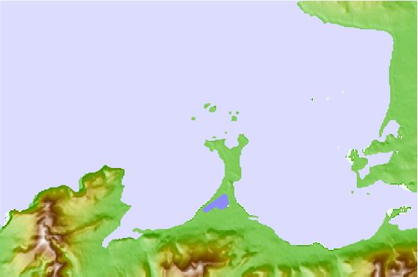 Surf spots located close to Garywilliam Point