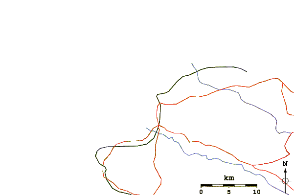 Roads and rivers around Gas Chambers