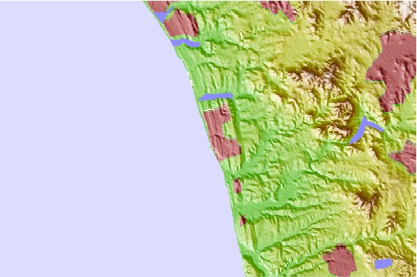 Surf spots located close to Georges