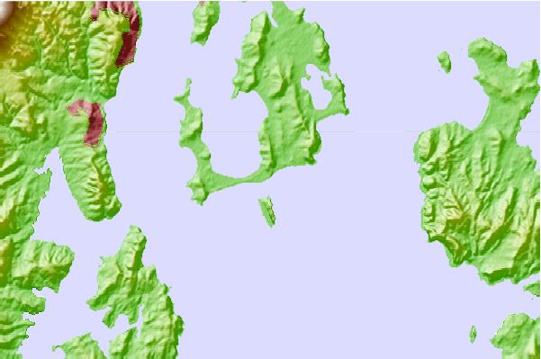 Surf spots located close to Goats Bluff