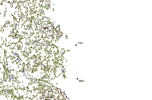Shoreline around Green Harbor