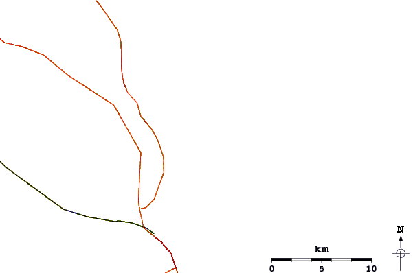 Roads and rivers around Green Harbor
