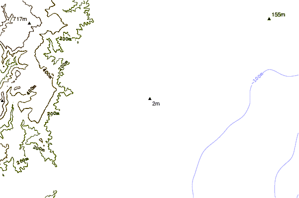 Shoreline around Green Island